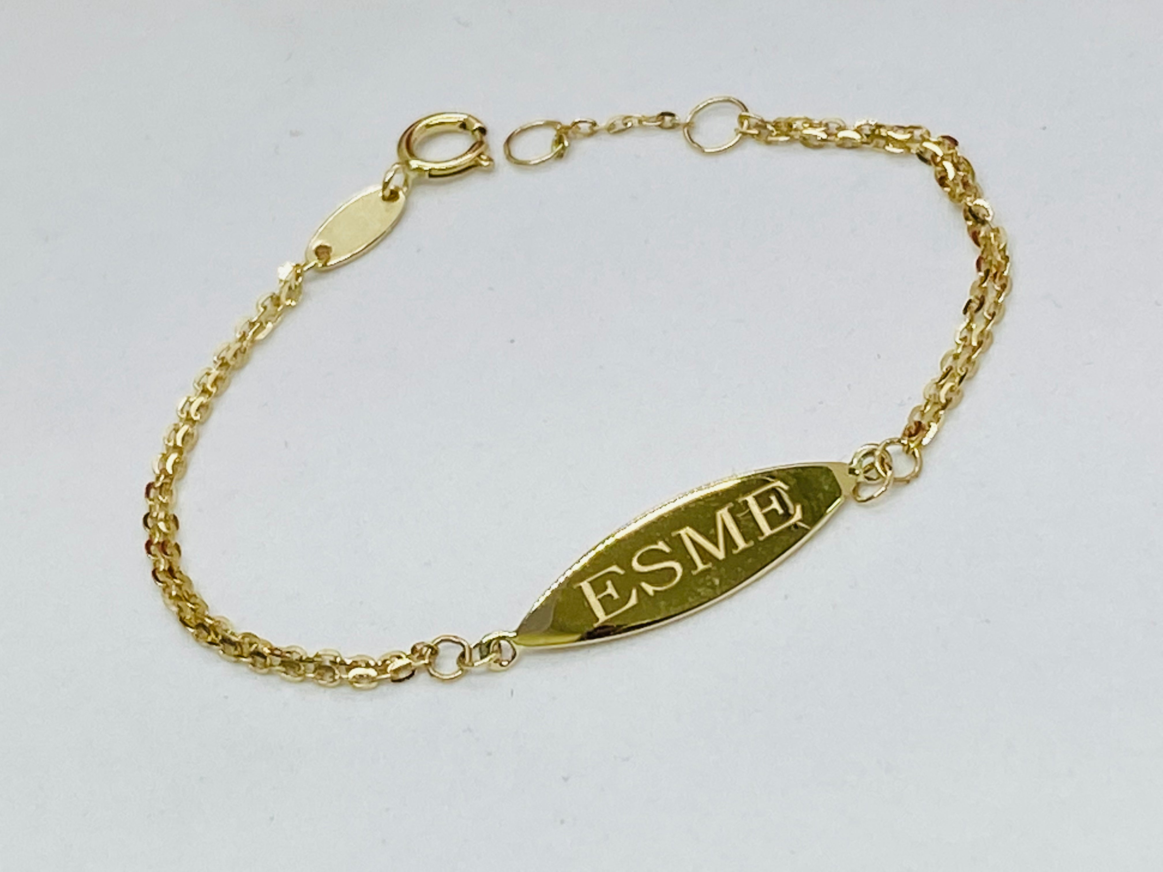 Personalized Prince Name Bracelet For Baby Girls Newborn, Heart Chain  Stainless Steel Link Adjustable Birthday Jewelry - Customized Bracelets -  AliExpress